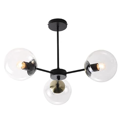 Bright Star 3 Light Global Pendant