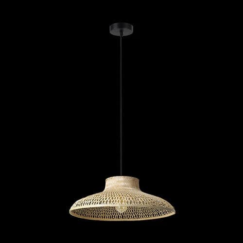K. Light Rattan Dome Pendant