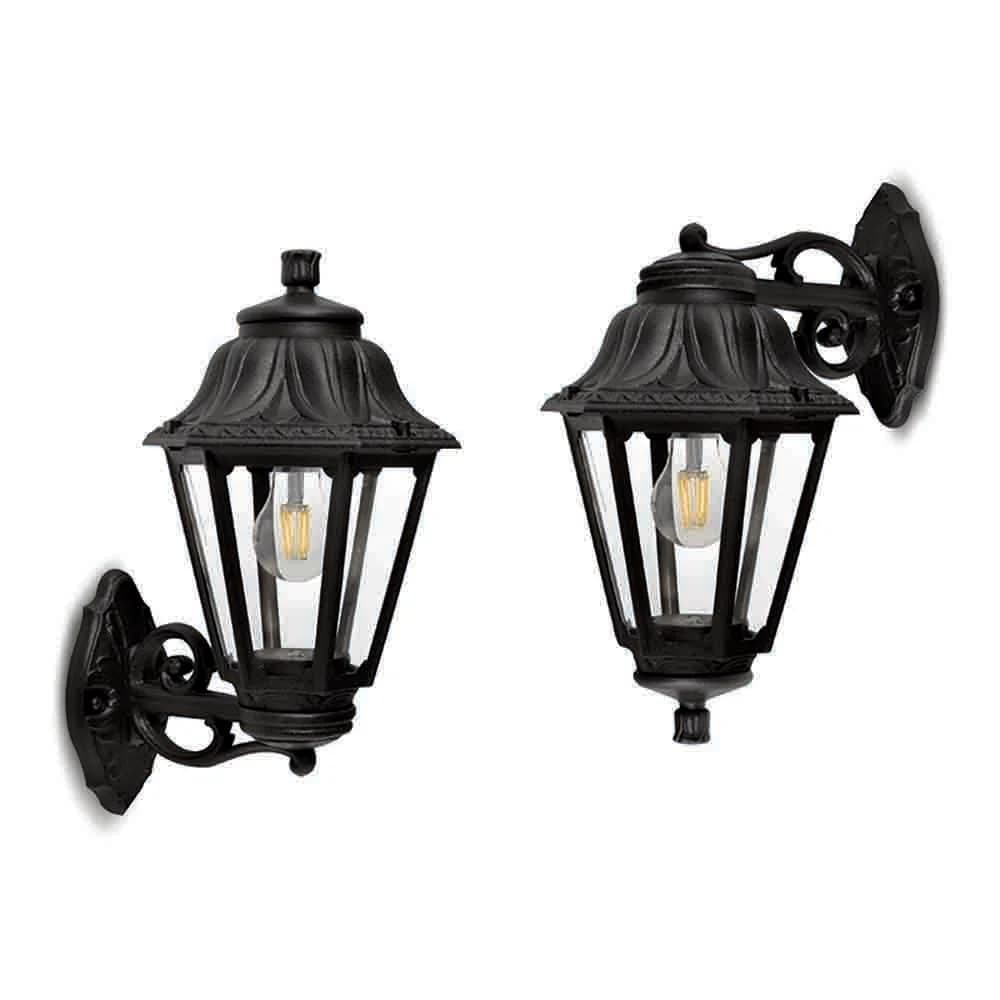 Spazio Anna/Bisso Resin Lantern - Black