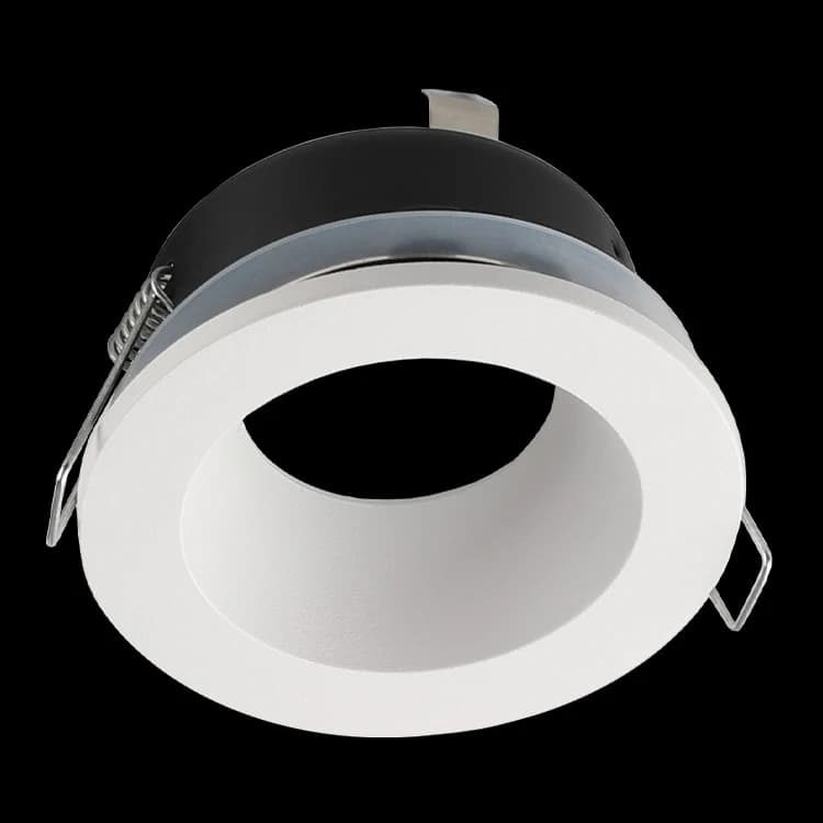 K. Light Bathroom Anti-Glare Downlight GU10 85mm - White