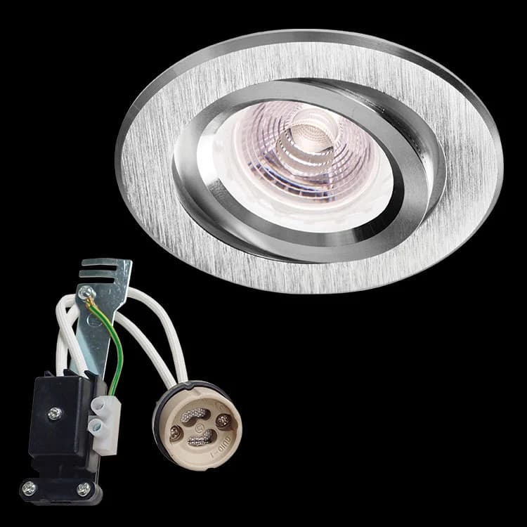 K. Light Tilt Recessed Downlight GU10 83mm