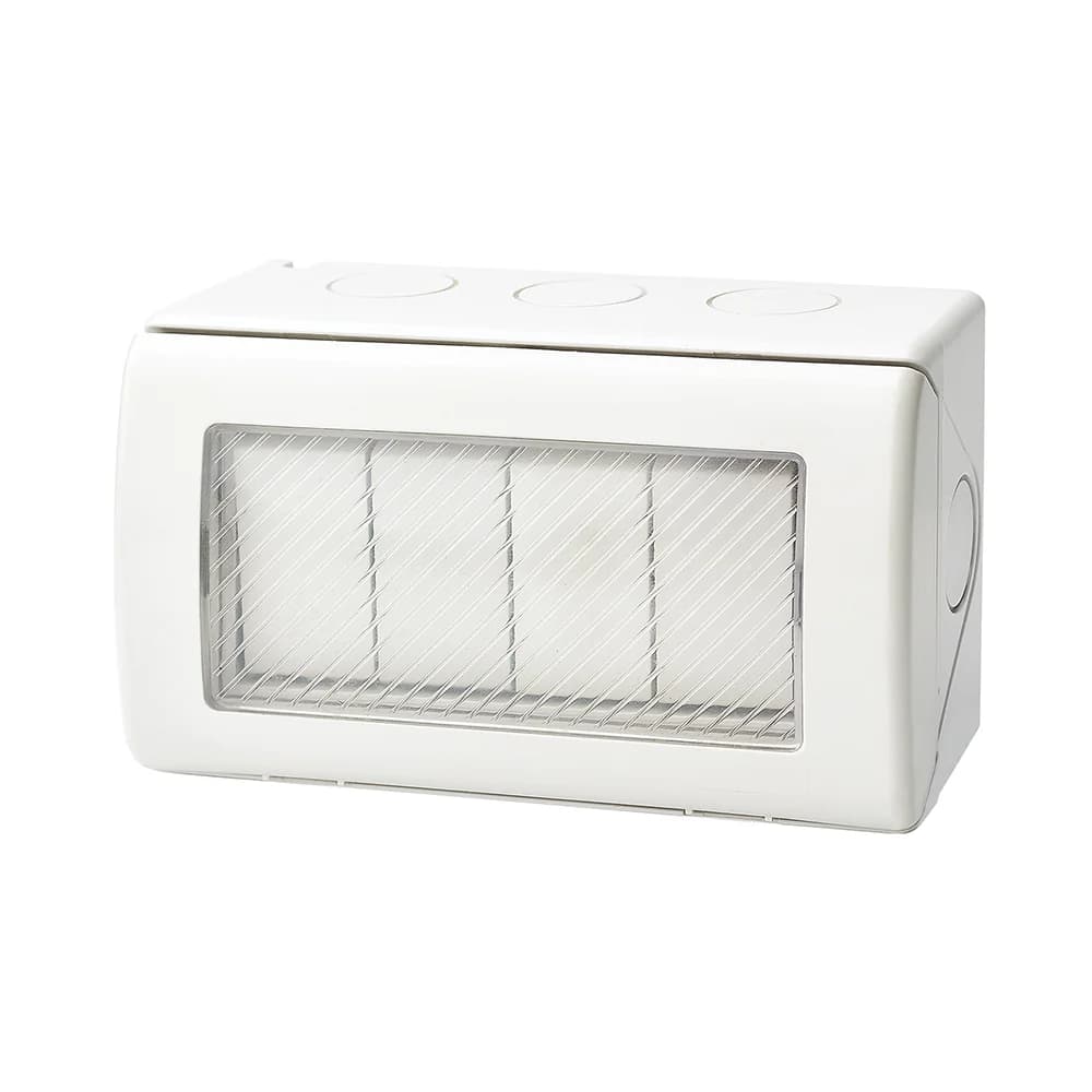 Bright Star Modular 4 Level 1-Way Waterproof Switch IP55 - White