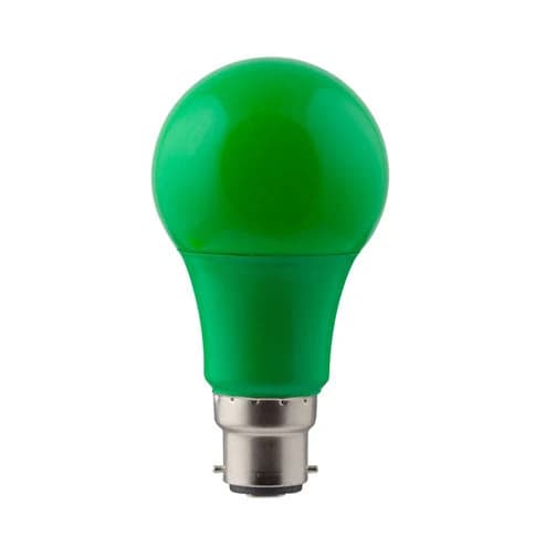 Eurolux LED Coloured Globe B22 7W 185lm - Green