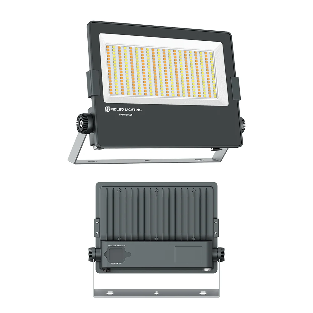 PioLED Voltron Coastal LED Floodlight IP65 60/80/100W 4CCT
