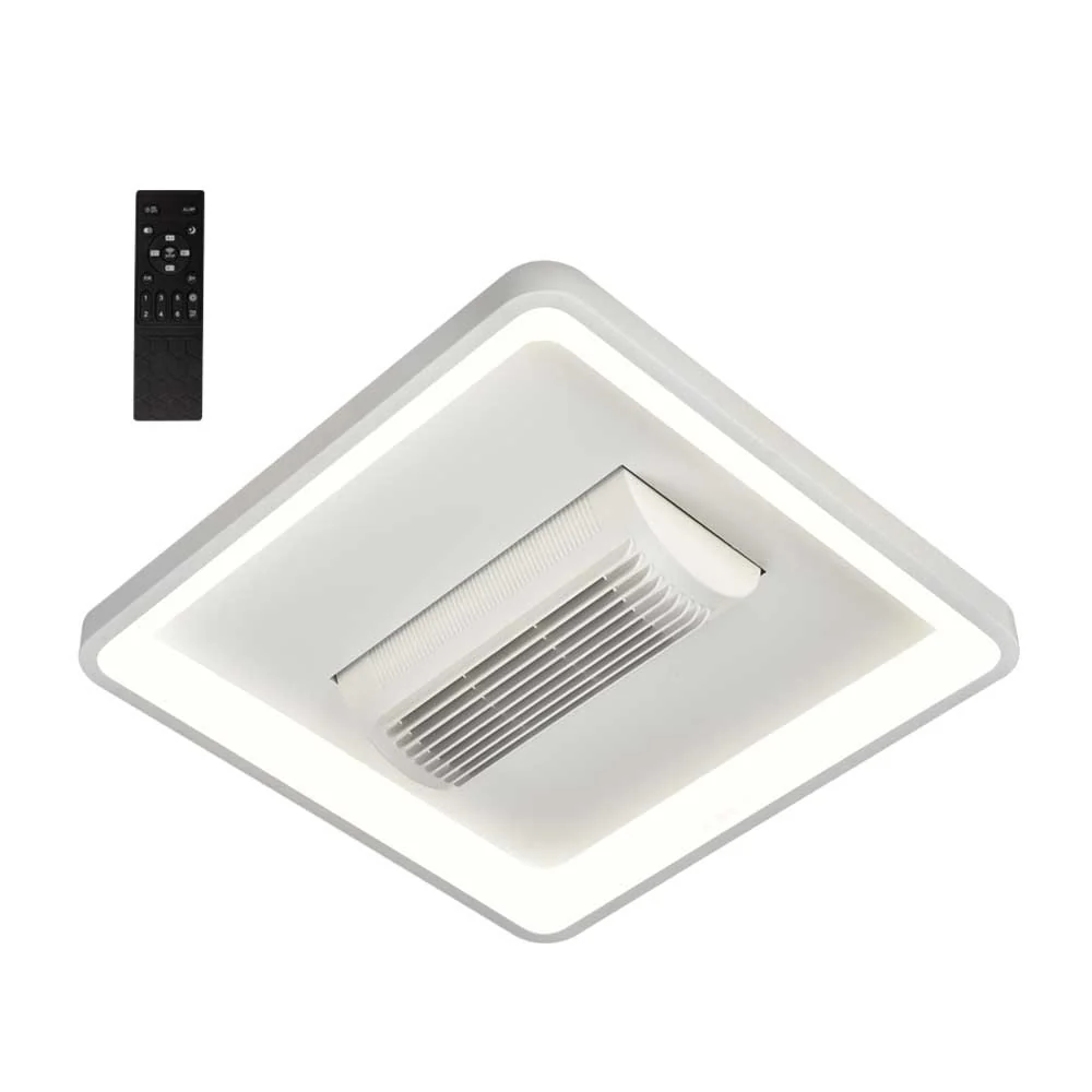 Bright Star LED Ceiling Fan with Remote 32W 3CCT 1500lm - White