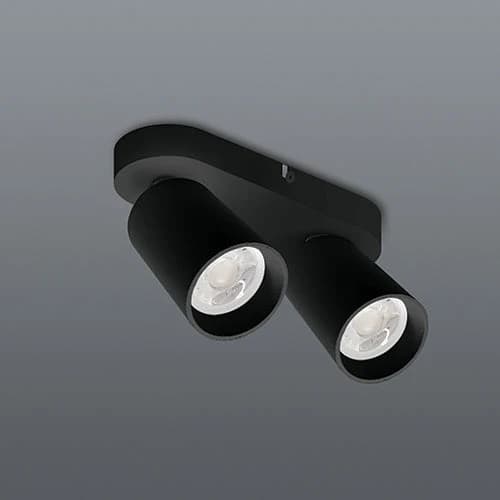 Spazio Flip Twice Metal 2 Light Spotlight
