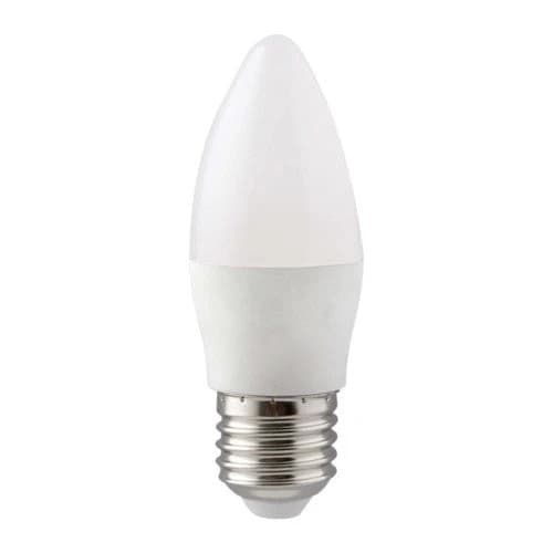 Eurolux LED Candle Bulb E27 7W 460lm 3000K - Opal