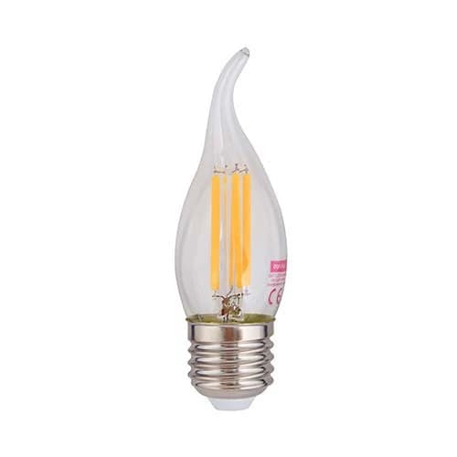 Eurolux LED Filament Flame Candle Bulb E27 4W 310lm 3000K