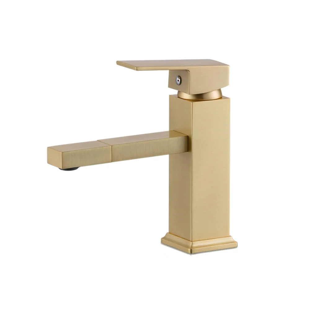 Trendy Taps Aurum Short Square Basin Mixer