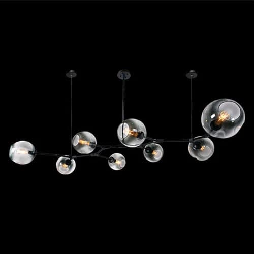 K. Light Molecule 8 Light Horizontal Pendant