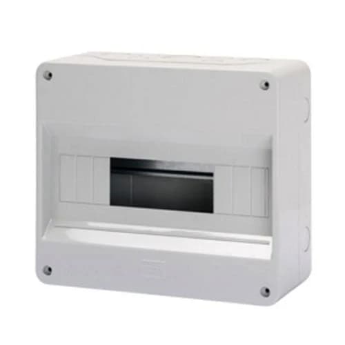Gewiss 12-Way Surface Mount Distribution Board with No Door