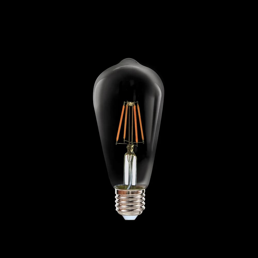 K. Light LED Filament Balloon Bulb T64 E27 4W 2700K