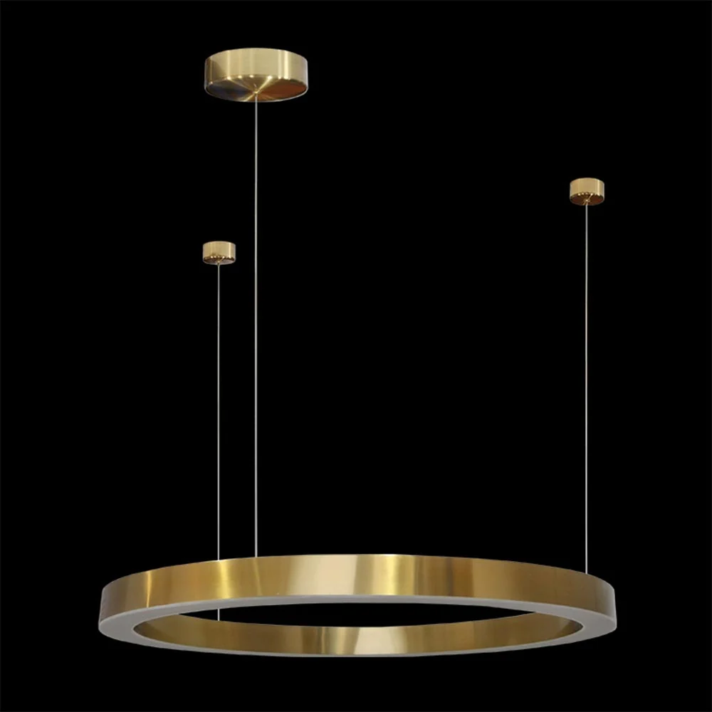 K. Light Halo Large LED Pendant 3000K - Gold