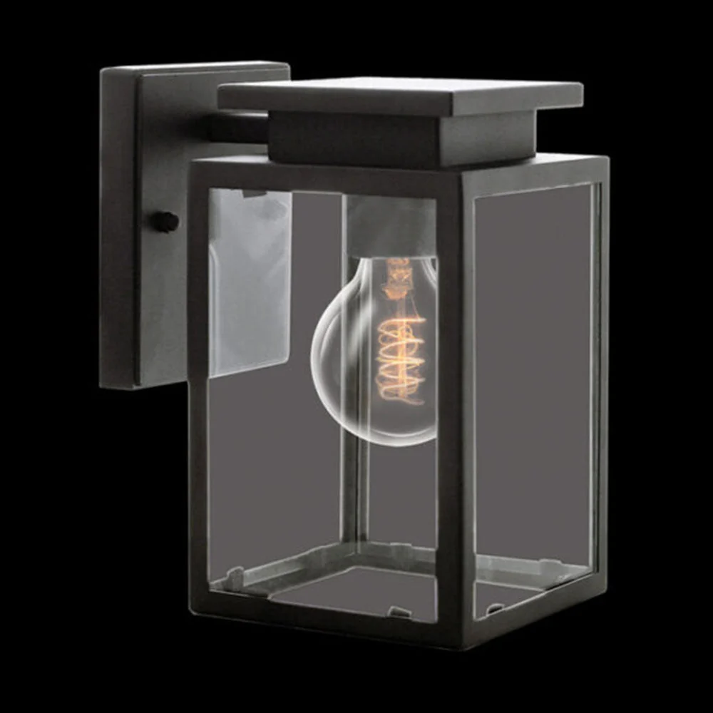 K. Light Chic Bracket Boxed Wall Light - Black