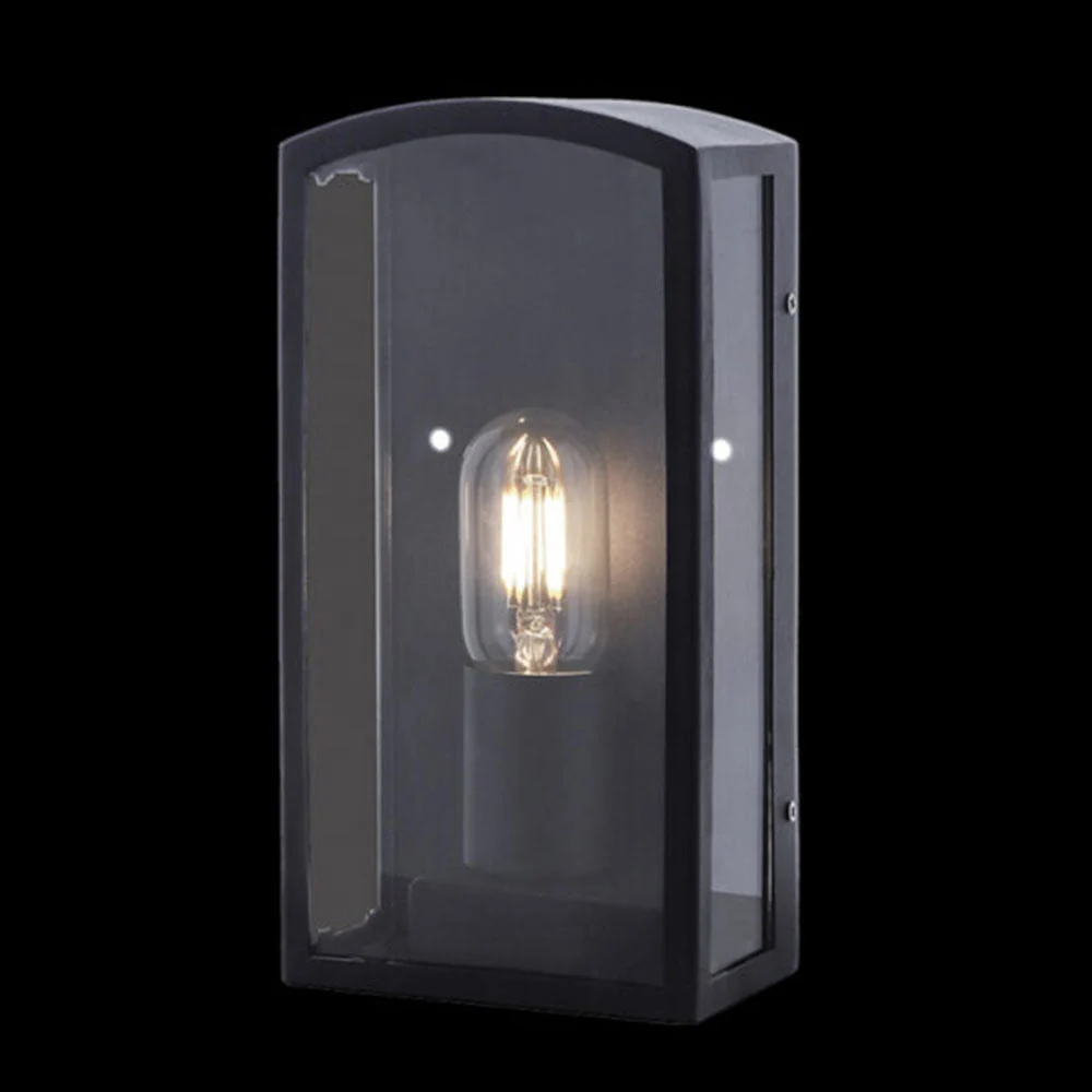 K. Light Chic Thin Flush Wall Light - Black