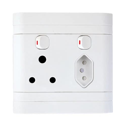 Lesco Cover Strip RSA Single Slimline Combo Socket 4x4