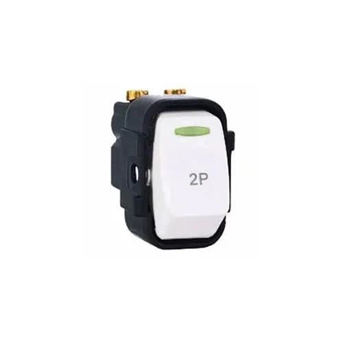 CBi PVC Switch Module Insert 2P 16A - White