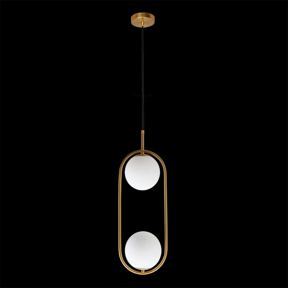 K. Light 2 Light Oval Glass Pendant
