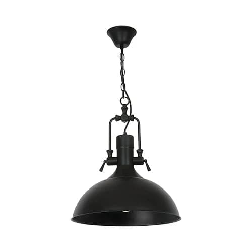 Bright Star Metal Pendant - Black