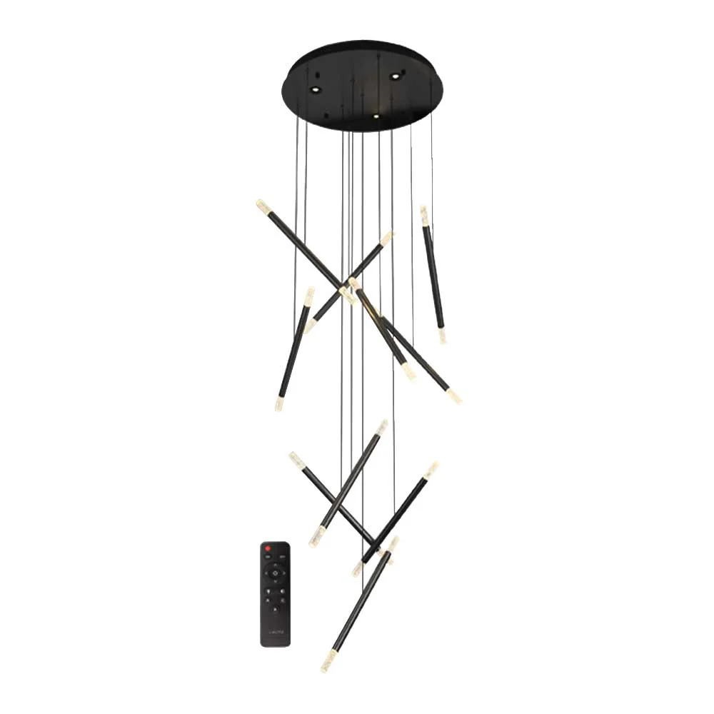 Bright Star Pendant with Remote 30W 3CCT 800lm - Black