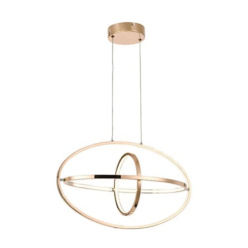 Bright Star Universe Oval Pendant 4000K - Polished French Gold