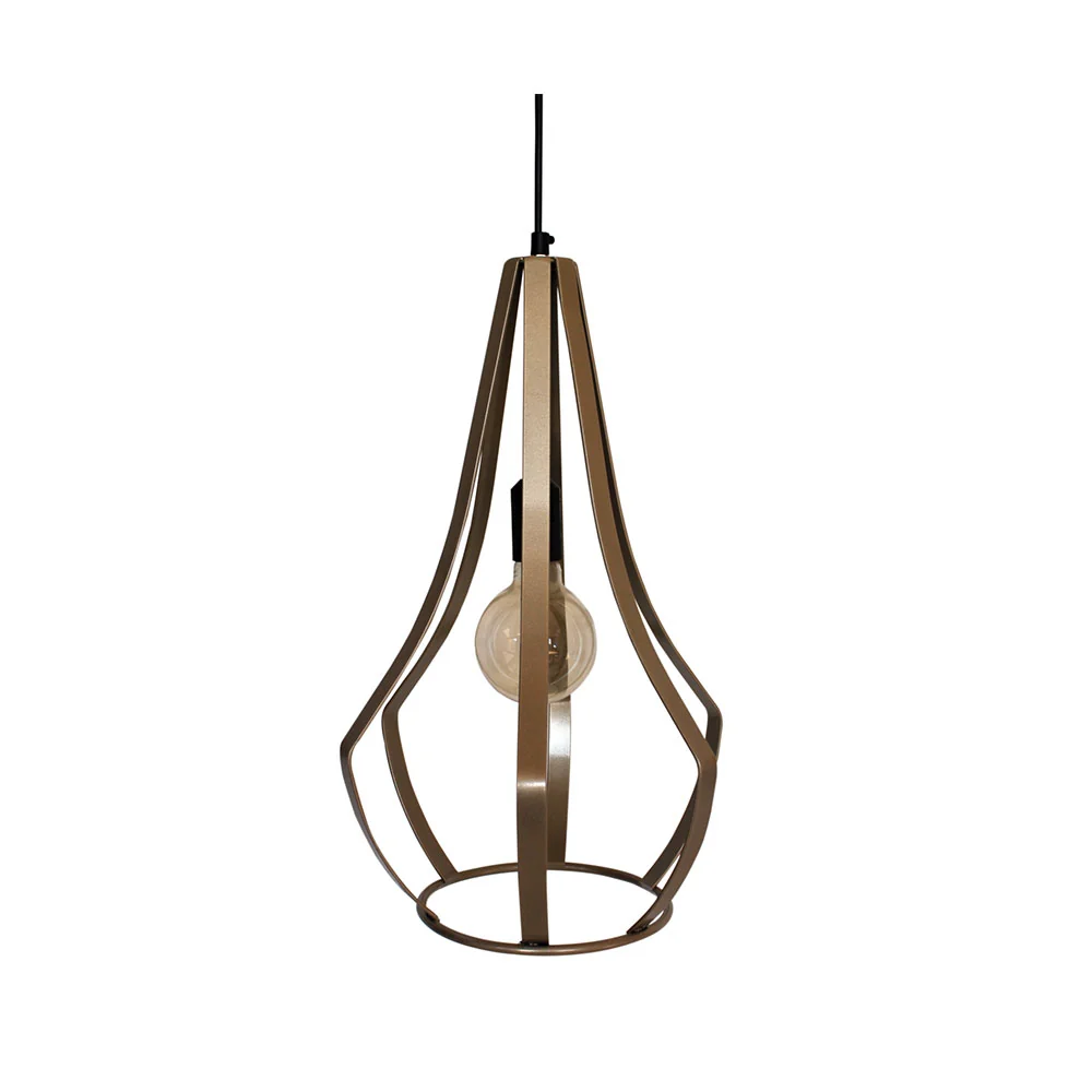 Wire World Flat Barred Decanter Cone Pendant