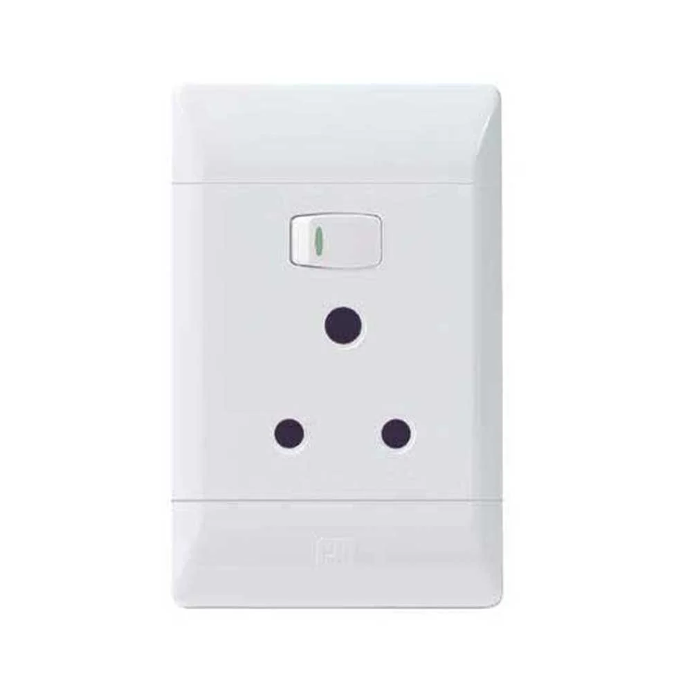 CBi PVC Unswitched Socket 4x2 - White