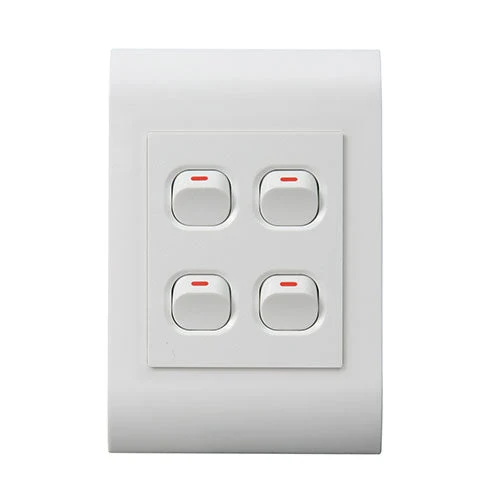 Lesco Pipelli 4 Lever with 2-Way Light Switch 4x2
