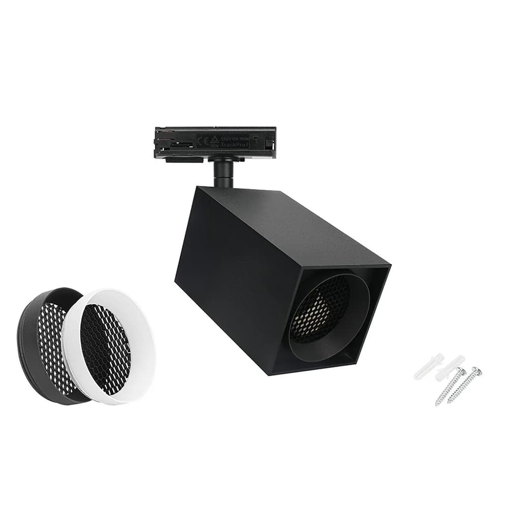 PioLED Snypa 3 Wire Square LED Spotlight
