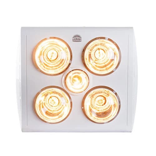 Radiant 4 Light Ceiling Mount Bathroom Heater