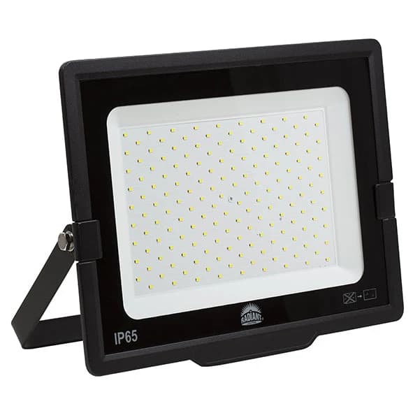 Radiant LED Die-Cast Aluminium Floodlight 150W 13500lm 6500K - Black