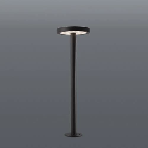 Spazio Rondo Solar Bollard 2.2W 255lm - Black