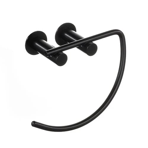 Stunning Bathrooms Open Ended Towel Holder - Black