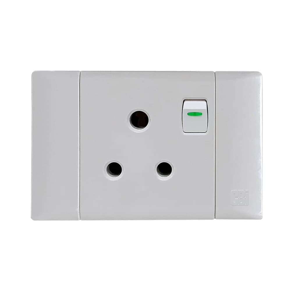 CBi Switch Ultra Single Switched Horizontal Socket 2x4