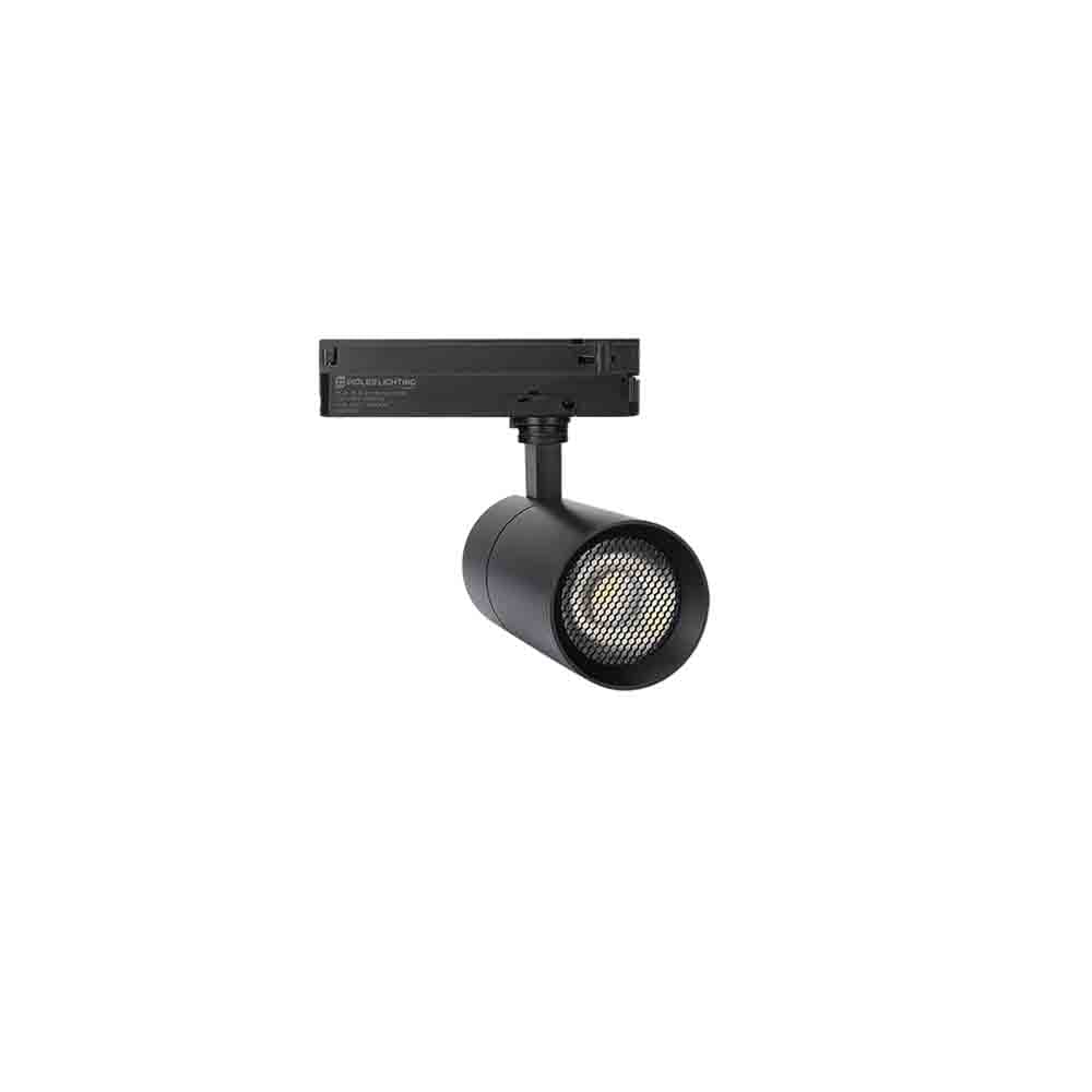 PioLED Bazuka 3 Wire LED Track Light with Removable Honeycomb 25W 2500lm 3CCT - Black