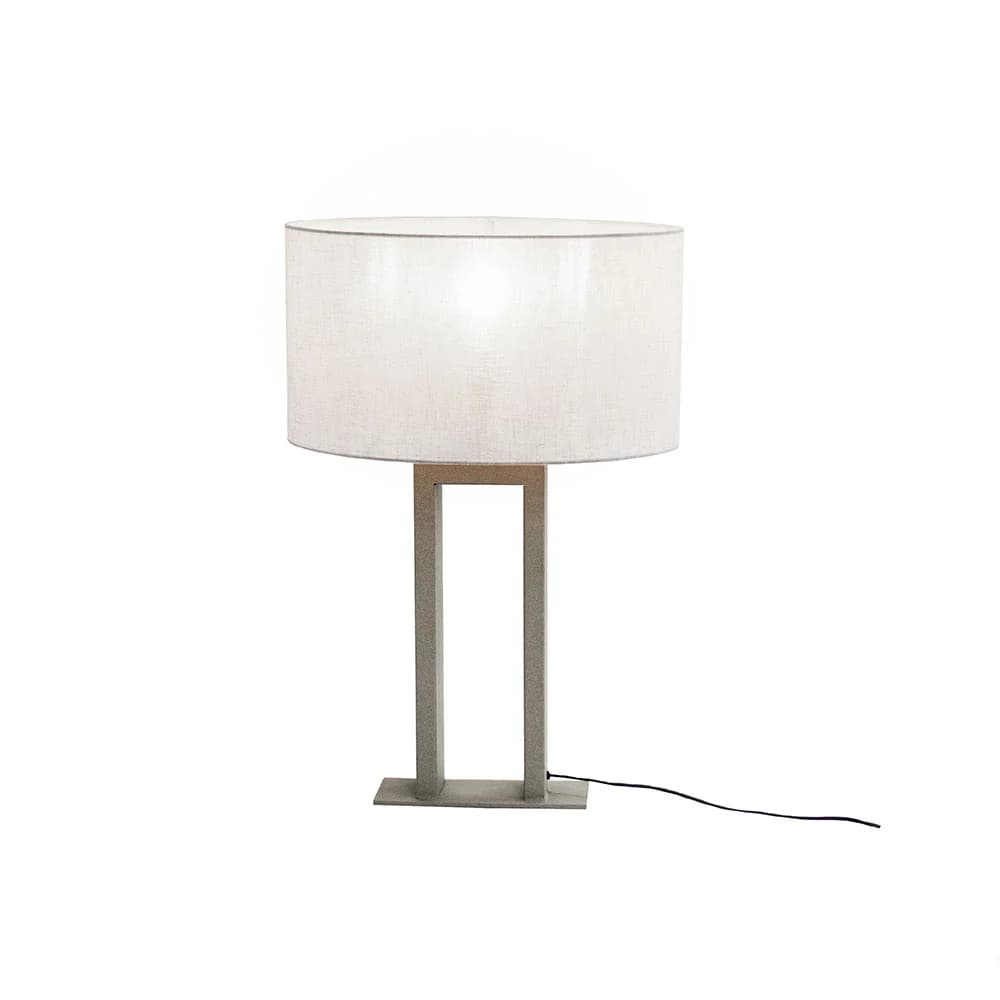 Wire World Mild Steel Baobab Table Lamp - Pebble Ferro