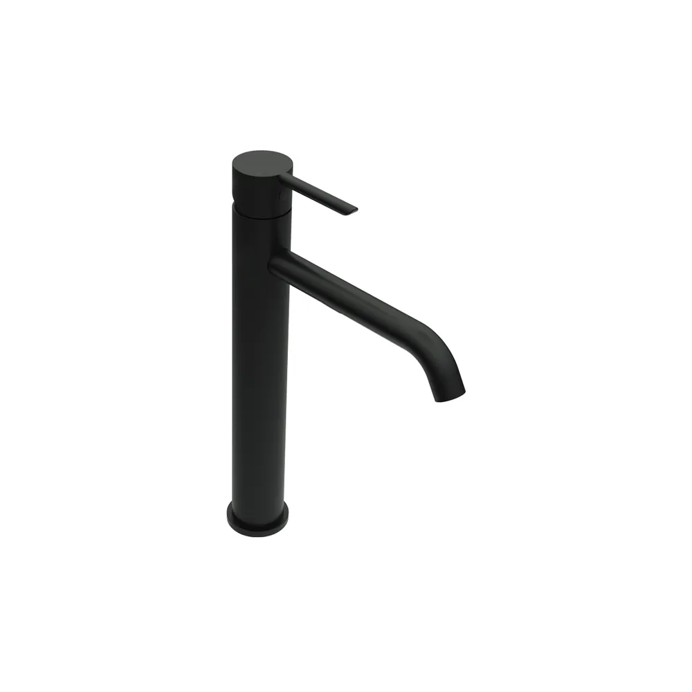 LIQUIDRed STILO Single Lever Basin Mixer 295mm - Matt Black