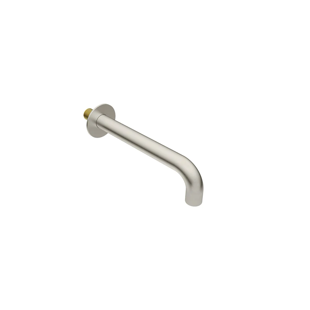 LIQUIDRed STILO Basin Wall Spout 200mm - Brushed Stainless Steel