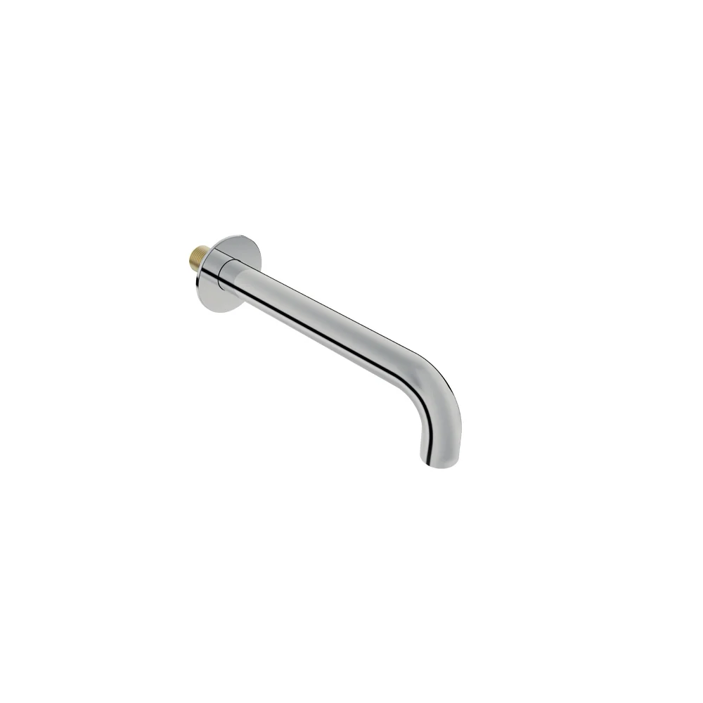 LIQUIDRed STILO Basin Wall Spout 200mm - Chrome