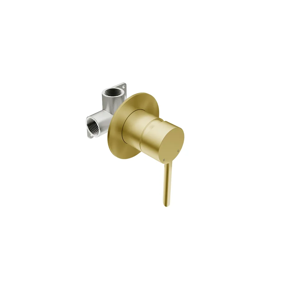 LIQUIDRed STILO Shower Mixer + Concealed Body - Champagne Gold