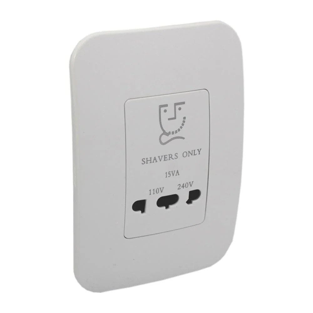 VETi 1 Shaver Socket 4x2 - White Module