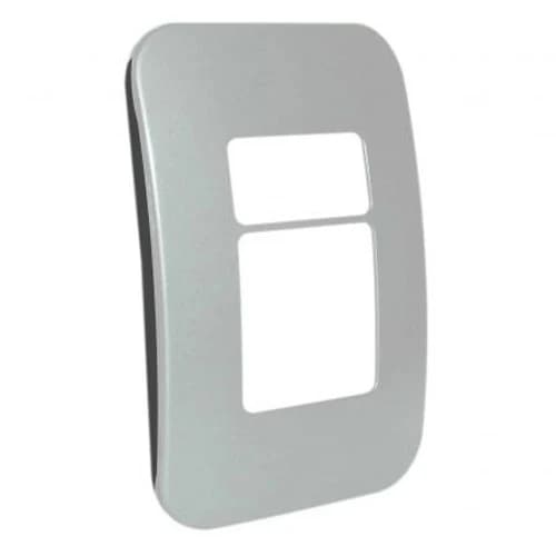 VETi 1 1 Horizontal & Wide Module Cover Plate 4x2 - Black Trim