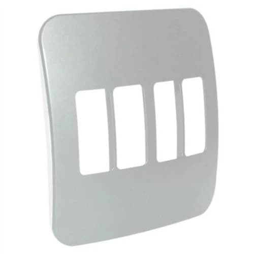 VETi 1 4 Vertical Module Cover Plate 4x4 - Black Trim