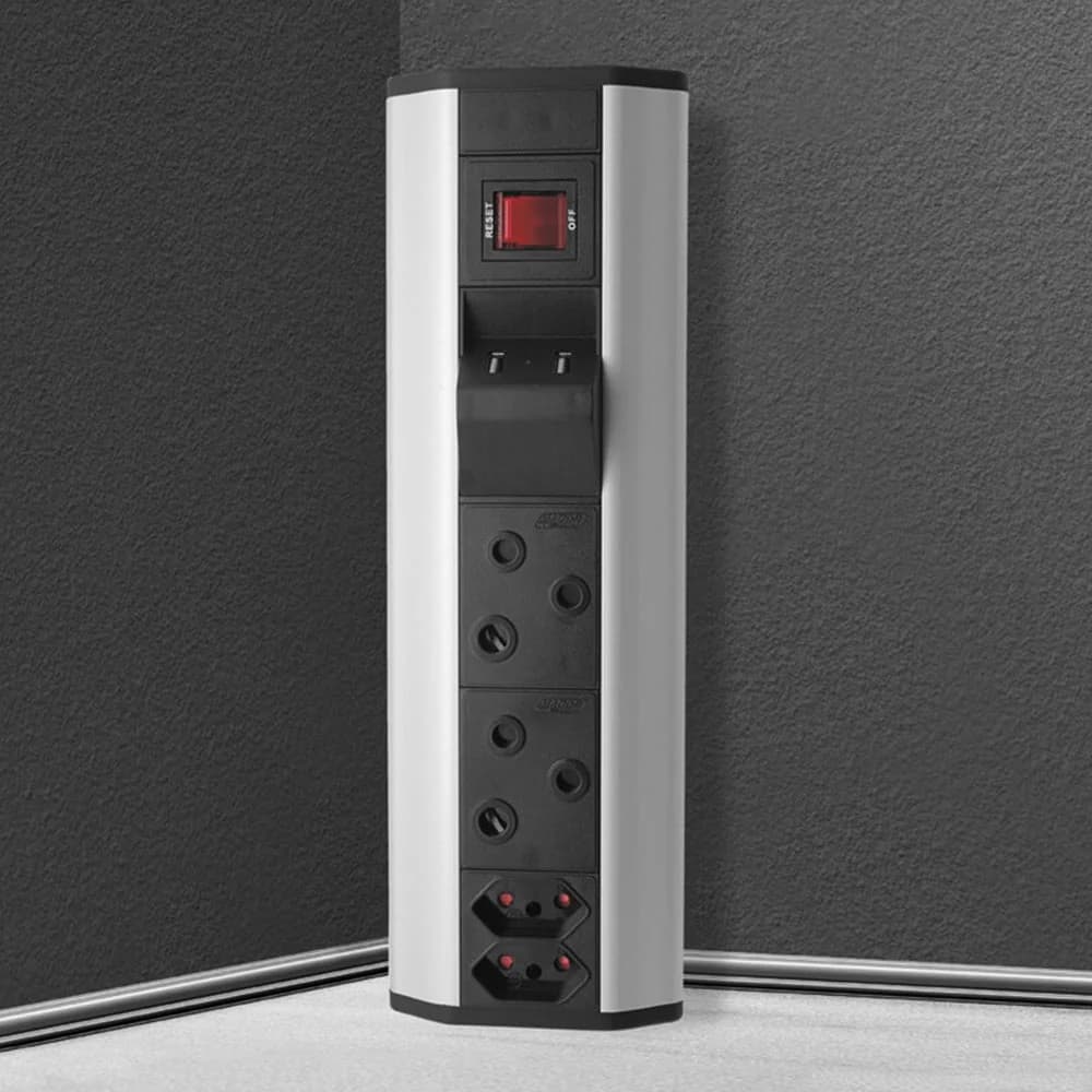 VETi Corner Power Tower 2x USB + 2x V-Slim + 2x RSA 361mm