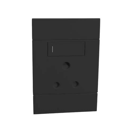 VETi 2 RSA Vertical Socket 4x2 - Charcoal