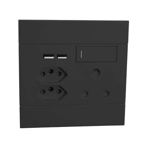 VETi 2 USB Combo Socket 4x4 - Charcoal