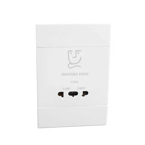 VETi 2 Shaver Socket 4x2 - White