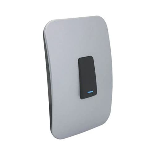 VETi 1 1 Lever 1-Way Light Switch with Locator 4x2 - Black Module