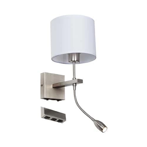 Bright Star Wall Light with USB Port + Movable Light 3000K