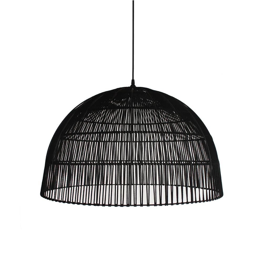 Wire World Roped Dome Pendant - Black